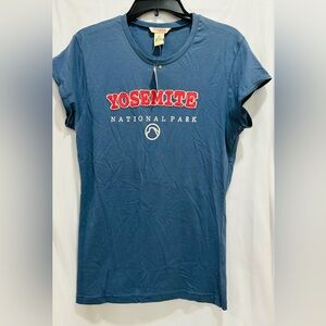 Yosemite National Park Vintage T Shirt Women’s‎ Blue Size XL Junior NWT